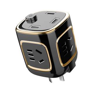 Rubik's cube socket panel multi-hole plug-in row multi-socket plug-in board multi-function power converter one-turn multi-conversion plug