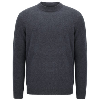 Pipi dog half turtle collar men's pullover cashmere sweater