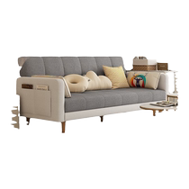 Lingmuzhe Technology Fabric Sofa Bed All-in-one Foldable Living Room Bedroom Rental House Small Apartment Modern Simple