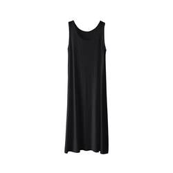 Modal Camisole Dress Women's Summer Outerwear Mid-Length Dress Sleeveless Inner Bottoming Skirt Loose A-line Skirt