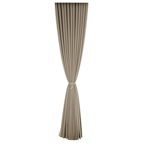 Mercury Home Textiles antibacterial blackout curtains plain simple high-end hook curtains floating curtains home bedroom door curtains