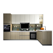 Gold Medal Kitchen Cabinet Integrated Cabinet Customized Modern Simple Stove Cabinet Integrated Small Apartment Kitchen Kitchen Cabinet Combination Decoration