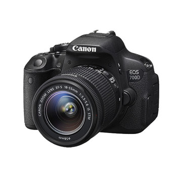 Canon 700d entry-level slr camera for home use by novices