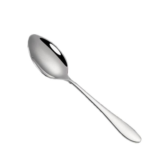 Stainless steel dining utensils Western food spoons for household meals