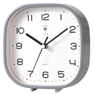 北极星小台钟客厅座钟简约现代静音座挂两用卧室儿童房床头小闹钟