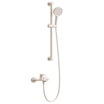 Cabei Bathroom white supercharged rain shower head set bathroom minimalist all-copper shower handheld shower head