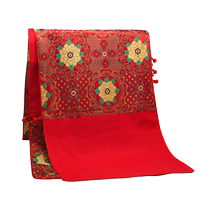 Five Arts Nanjing Yunjin Silk Wool Splicing Plate Buckle Style Womens Silk Scarf Shawl Warm Intangible Cultural Heritage Gift Chinese Style