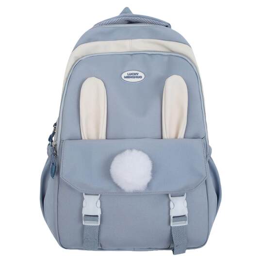 Large-capacity cute rabbit backpack two-piece set