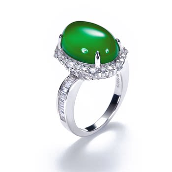 Vising jewelry chrysoprase ring