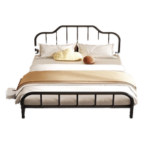 TBRCR steel frame iron bed double bed iron frame bed simple rental house small apartment apartment thickened simple bed frame