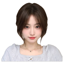 Bangs wig for women head replacement extra hair fluffy real hair full real hair white hair wig fake bangs