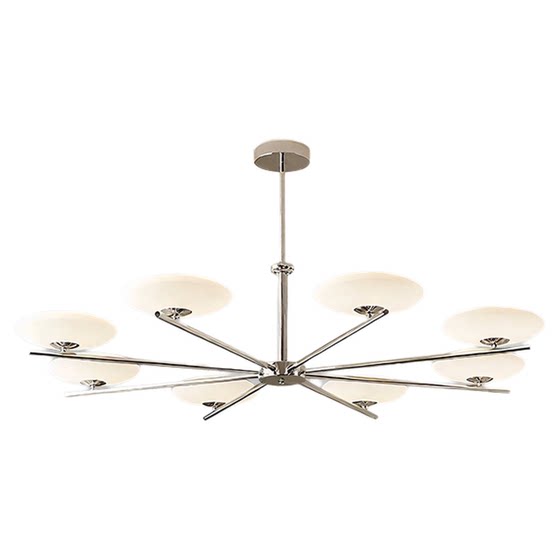 To the royal cream style living room Bauhaus chandelier