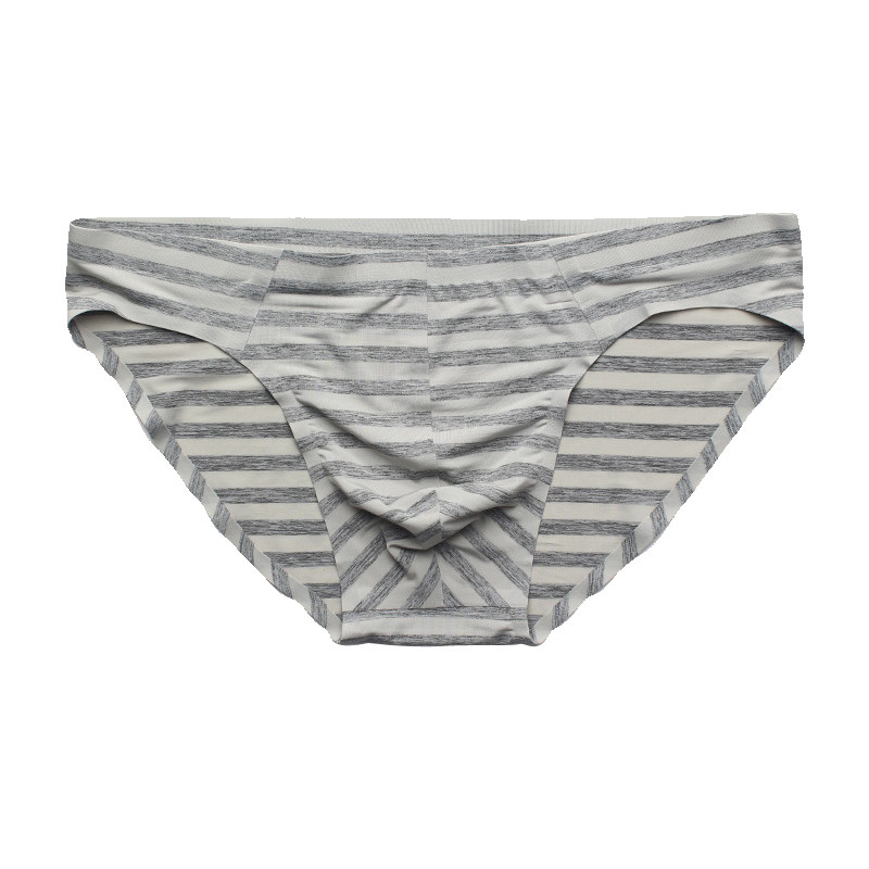 Scarless ice silk one-piece men's briefs youth