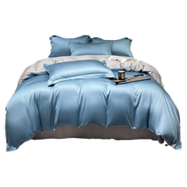 Summer ice silk quilt cover single piece Tencel bed single quilt cover 150x200x230 washed silk quilt 1 5