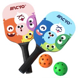 Children's Pickleball Racket, High-Quality Poplar Wood Racket, Children's Pickleball Competition Racket, Beginners and Adults