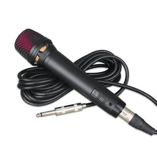 Professional wired microphone metal handheld KTV conference speech stage with line plug-in dynamic coil microphone