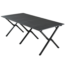 Qisu outdoor portable egg roll table picnic table and chairs folding chair table all in one camping complete set of supplies and equipment