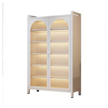 Balcony sunscreen storage cabinet household living room shoe cabinet storage cabinet integrated wall cabinet steel cabinet wardrobe cabinet