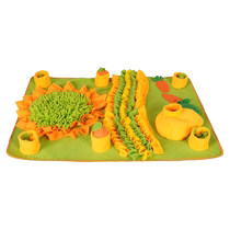 Sniffing mat dog sniffing mat food leakage toy foraging pet hiding food mat sniffing blanket educational snacks cat intelligence