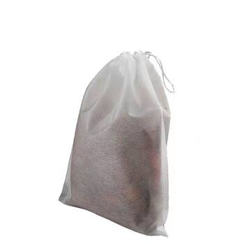 A small bag filled with foot bath condiments