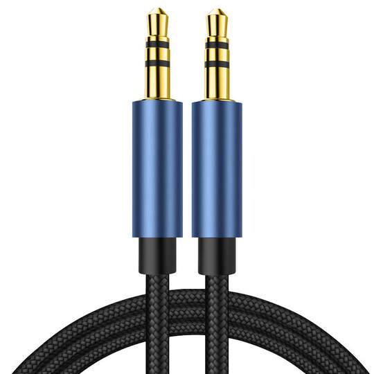 Aux audio cable car audio speaker 3.5mm double-ended plug-in computer mobile phone output conversion car player headphone converter data male-to-male extension special universal