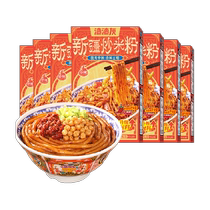 Zhazhahui Xinjiang Fried Rice Noodles Medium Spicy 216g*7 Boxes of Hollow Rice Noodles for Late Night Convenient Instant Rice Noodles