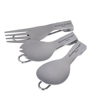 Biwei cutlery set folding spoon telescopic