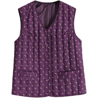 Hengyuanxiang Group Caiyang down Stand-Up Collar Vest Inner Vest down Jacket Vest Women's Plus Size Mother's Vest