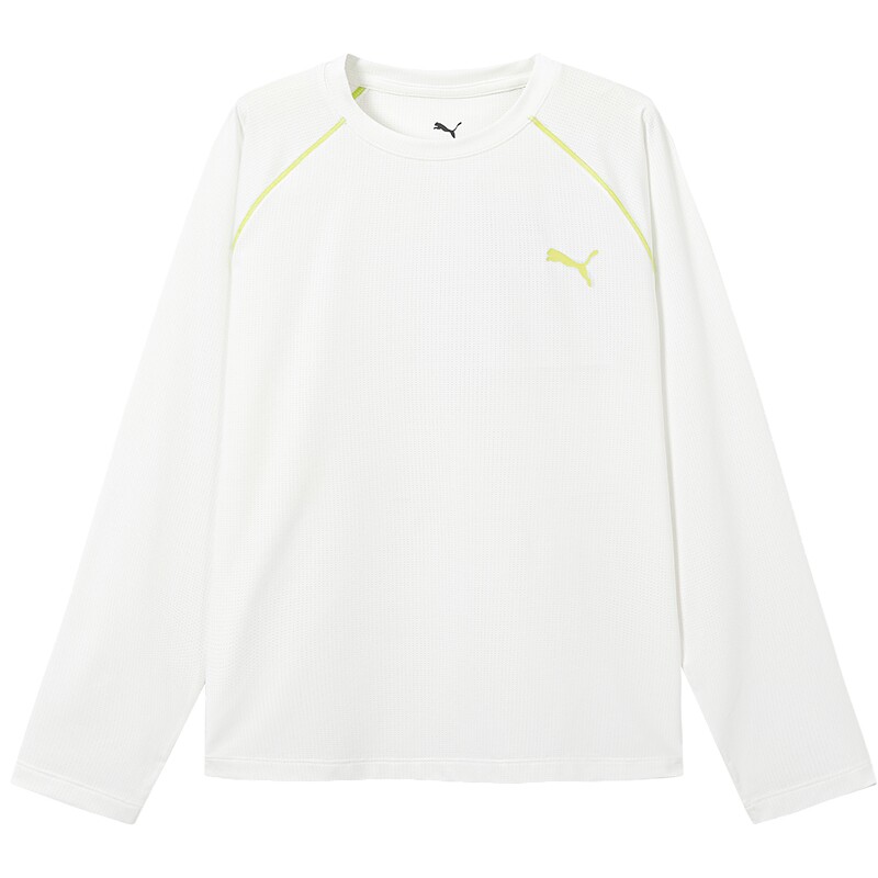 PUMA children's clothing spring and summer new children's long-sleeved T-shirt round neck top breathable moisture absorption quick-drying sports inner wear