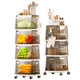 Yeya kitchen vegetable storage rack is floor-mounted and multi-layered