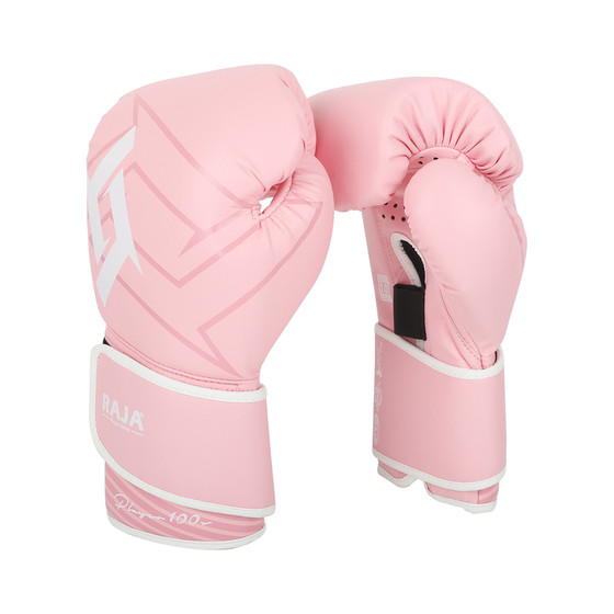 RAJA Muay Thai boxing gloves adult gloves cowhide men's and women's professional fighting Sanda training competition gloves super fiber