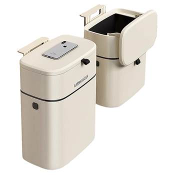 Trash can wall-mounted household