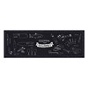 Kitchen floor mat oil-proof anti-slip mat household absorbent strip