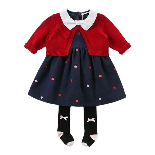 David Bella Girls Red Princess Dress