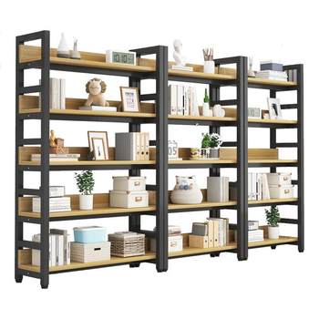 Children's bookshelf household multi-layer floor iron art storage rack