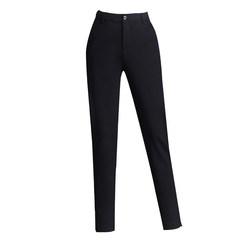 Black cigarette pants for women, spring nine-point pants, petite pants, autumn and winter suit pants, harem pants, large size straight pants