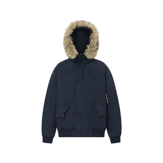 FORNINES three-proof American Parker wool collar cotton suit