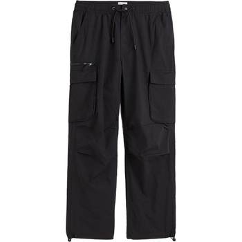 HM men's casual pants summer outdoor mountain style loose trendy woven workwear mid-waist trousers 1038201