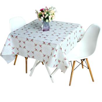 Pastoral EVA plastic waterproof and oil-proof no-wash square tablecloth square mat tablecloth table cover