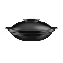 Kangshu casserole ménage ménage gaz ragoût marmite résistant aux hautes températures combustion à sec sans fissuration commerciale argile pot en céramique petite cocotte 1096