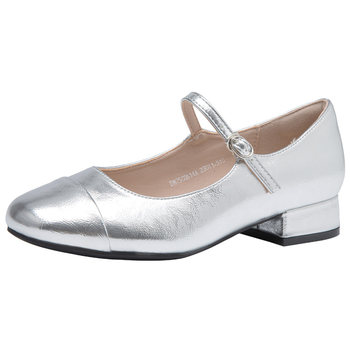 Dadong marie jane shoes with one-button round head sweet square