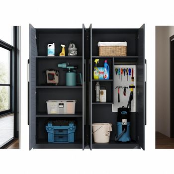 Aluminum alloy storage cabinet courtyard outdoor waterproof