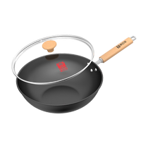 Conbach Frying Pan Fine Iron Home Old Iron Pan Without Coating Rust-proof Gas Oven Special Stir-fry Home