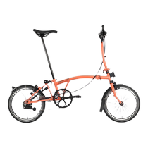 BROMPTON Xiaobu C Line coral red M handlebar S handlebar 6-speed L version lightweight and portable folding bicycle