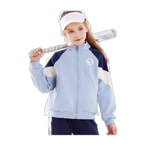 Girls Sports Suit Childrens Spring and Autumn Clothing 2023 New Medium and Large Childrens Jackets and Pants Western Style Two-piece Childrens Clothes