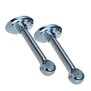 Balcony Stainless Steel Clothes Drying Rod Accessories, Clothes Rack Hanging Bracket, Wall-Mounted Fixed Rod Ring, 25/mm Thick, Zhongtong