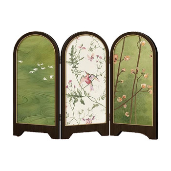 Medieval style living room desktop ornaments screen decoration shishi ruyi retro living room tv cabinet entrance shelf