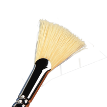 Fan-shaped pen gouache oil painting acrylic paint pen special brush for art students watercolor bristle brush set
