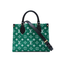 Middle 98 new LV Louis Vuitton handbag Onthego series green
