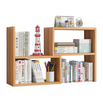 Telescopic bookshelf reading rack